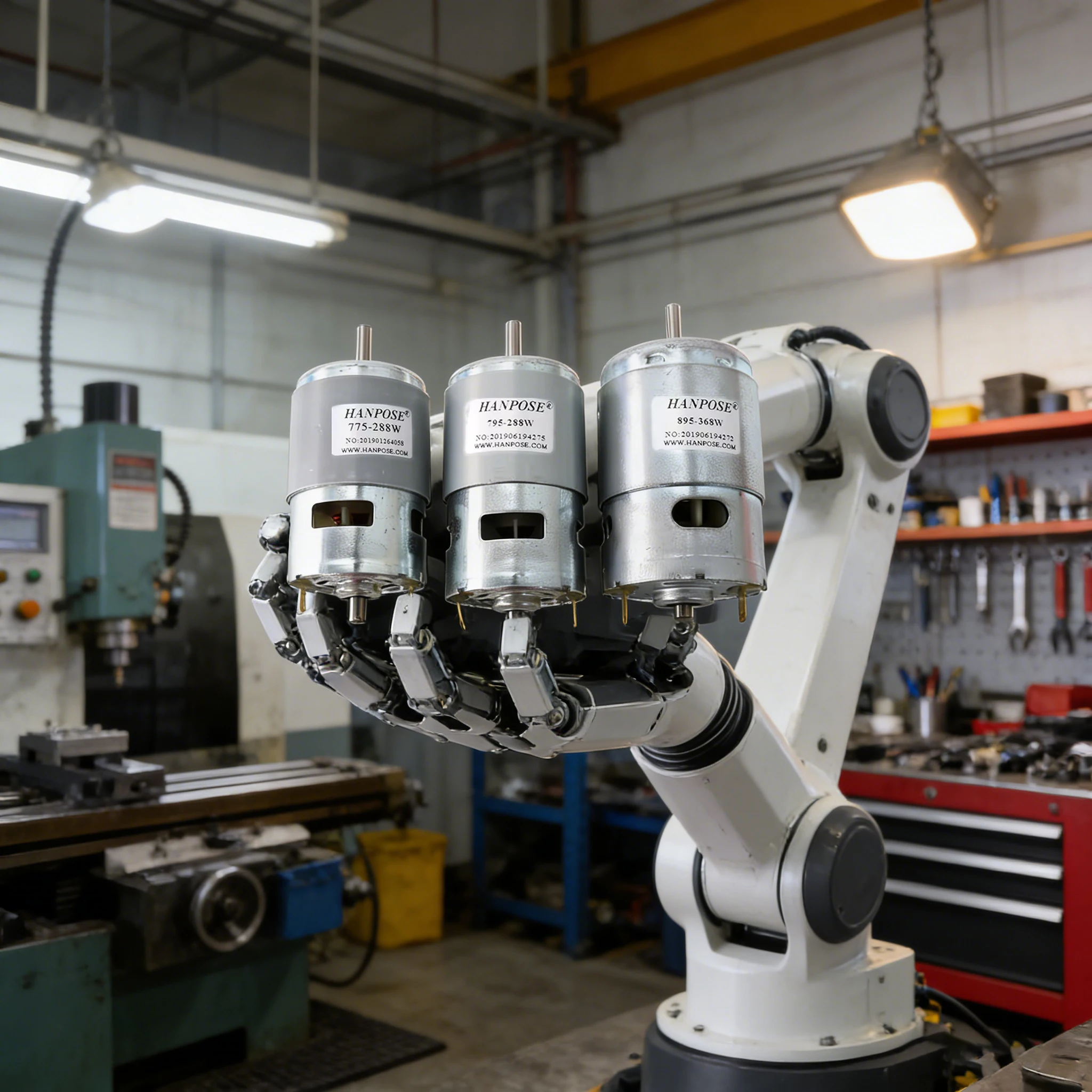 

Durable 775 795 895 Spindle motor 3000-12000 RPM Motor Brush dc motors 775 150W lawn mower motor with two ball bearing Rated