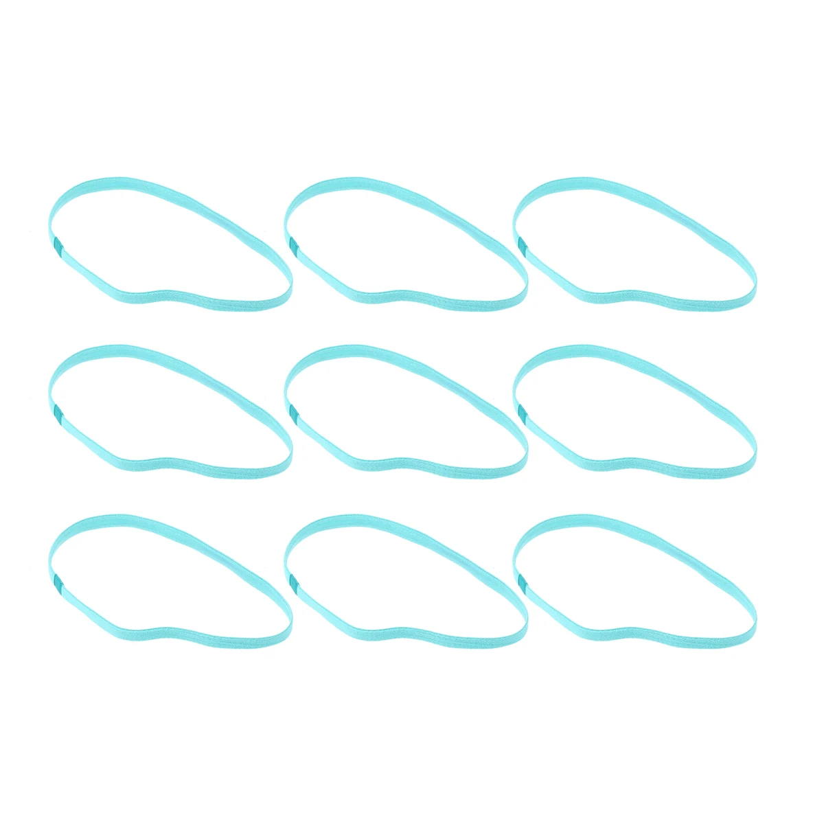 

9 Pcs Anti-slip Hair Strap Elastic Stretch Headbands Ribbon Soccer Stretchy Hairband Girls Athletic Men