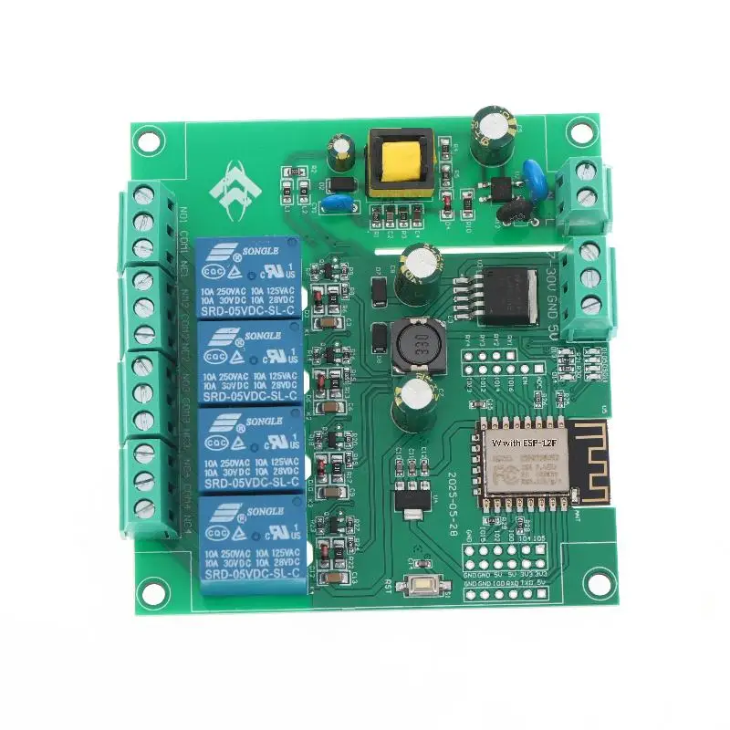 ESP8266 Modulo relè WIFI wireless a 4 canali Modulo di alimentazione switching AC-DC ESP-12F Scheda di sviluppo Wifi per Arduino