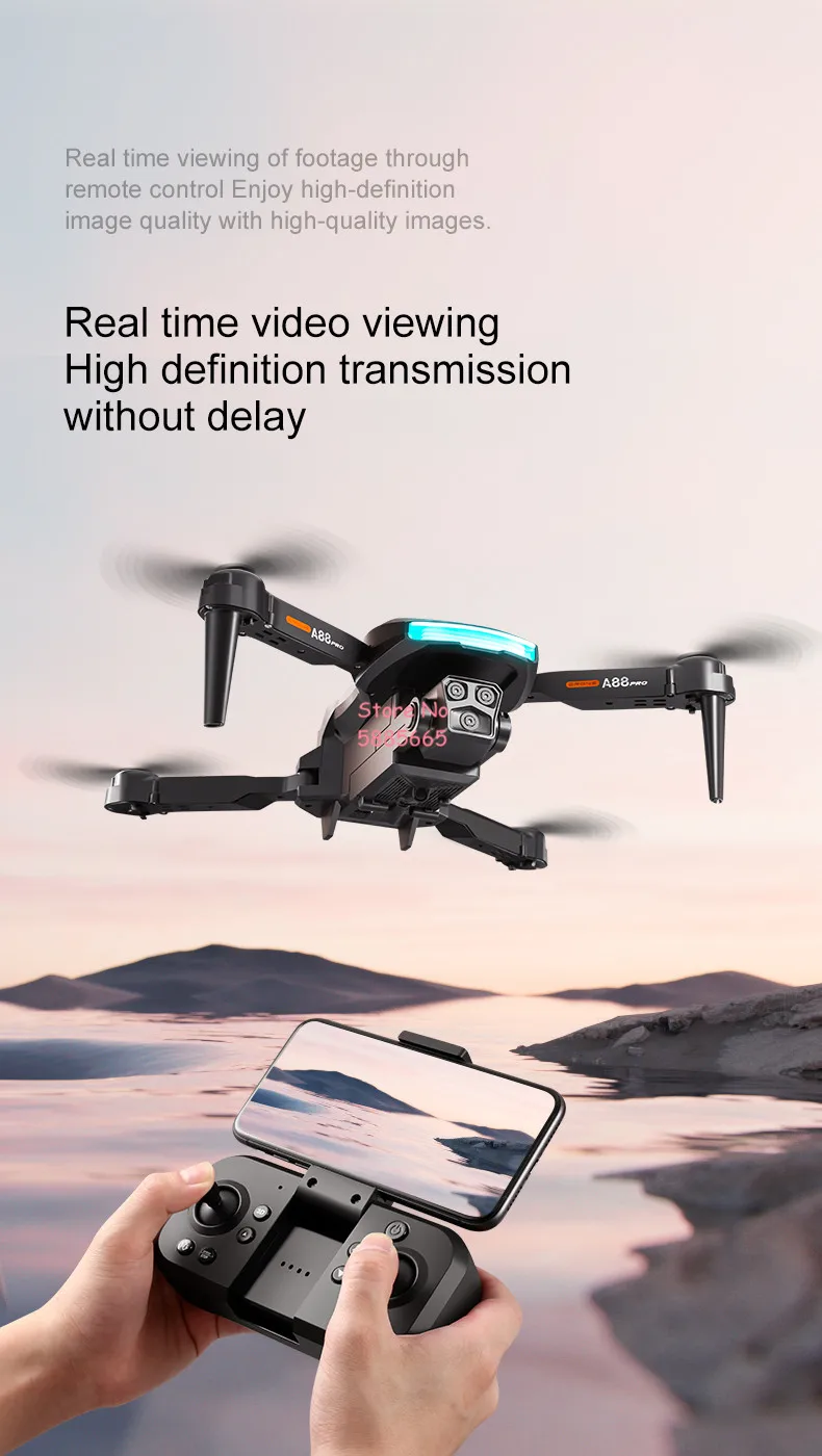 

V88 Drone Battery 3.7V 1800Mah Battery /Propeller/USB V88 Drone Original Spare Parts V88 Dron Battery V88 RC Drone Accessories