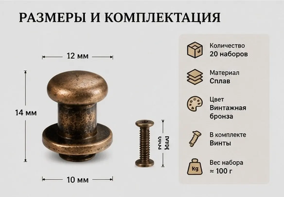 20Sets Small Mini Bronze Pull Handles Vintage Cabinet Drawer Knobs Decorative Metal Hardware for Trinket Boxes