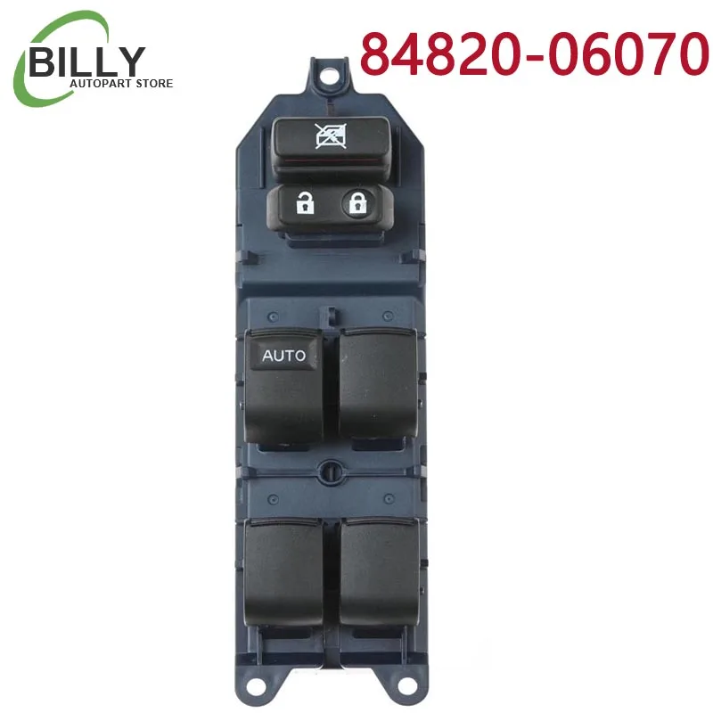 YAOPEI 84820-06070 8482006070 Electric Power Window Switch for Toyota Yaris Camry Tacoma 84820-06071 84820-33270 84820-52250