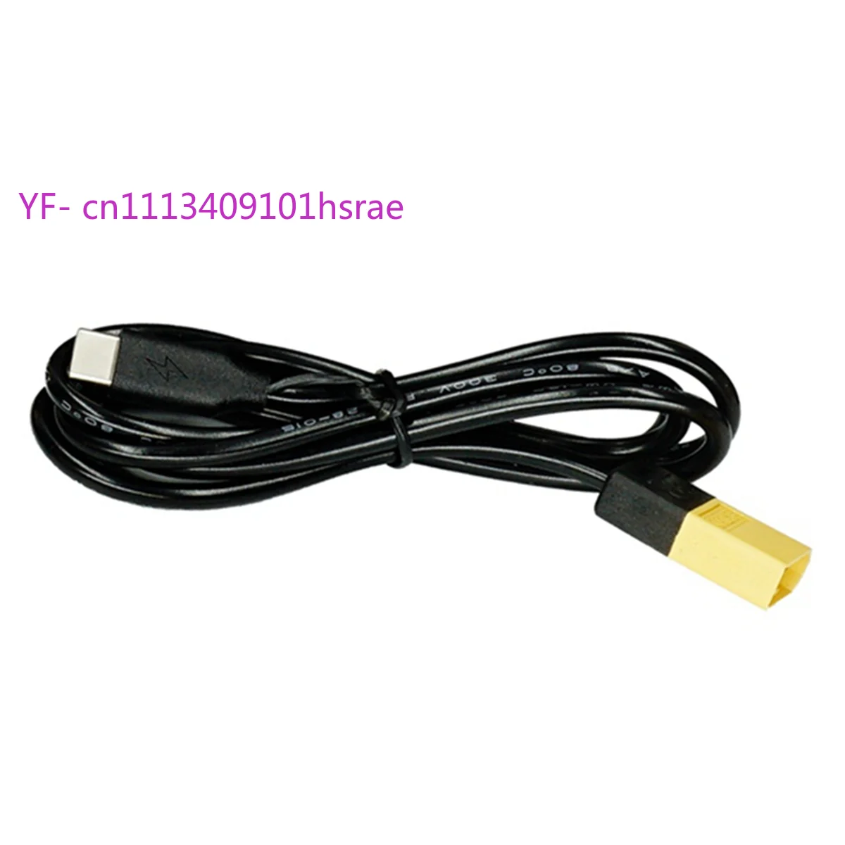 2PCS XT60 Male to Type-C XT60 Power Supply Cable XT60/T PD60 Charging Adapter Cable for RC Drone Quadcopter LYZ