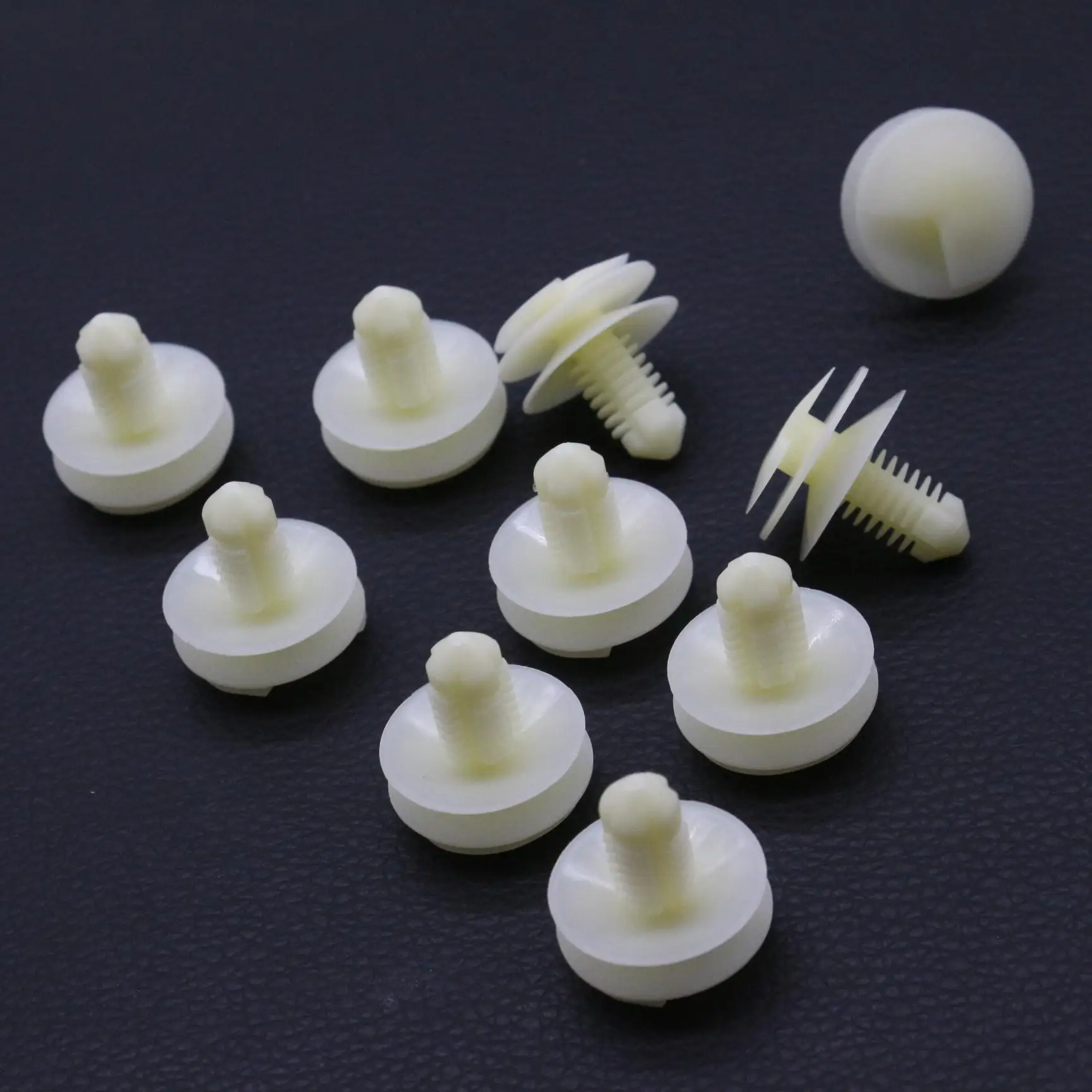 10 Pcs White Nylon Retainer Clip Set for Door Trim Panel & Roof Headliner Fastening Fit GMC Interior Moulding Retainer 2064891
