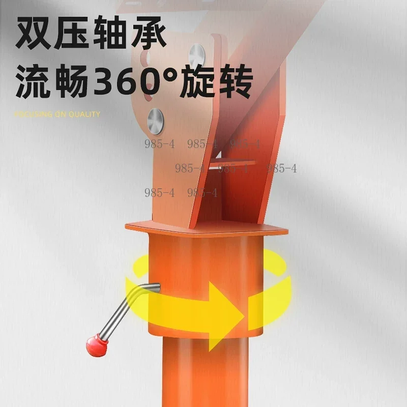 1 Ton Electric Cantilever Crane 12V 24V Truck Mounted Lifting Crane