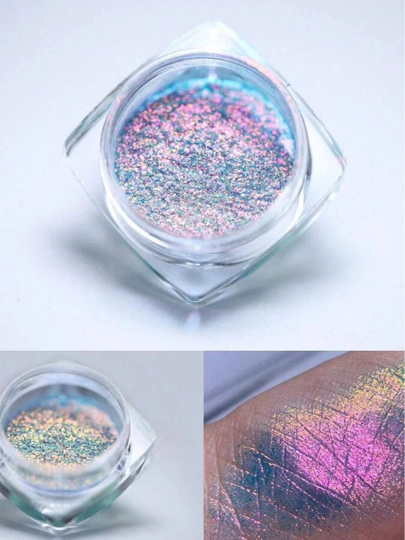 4PCS Iridescent Nai…