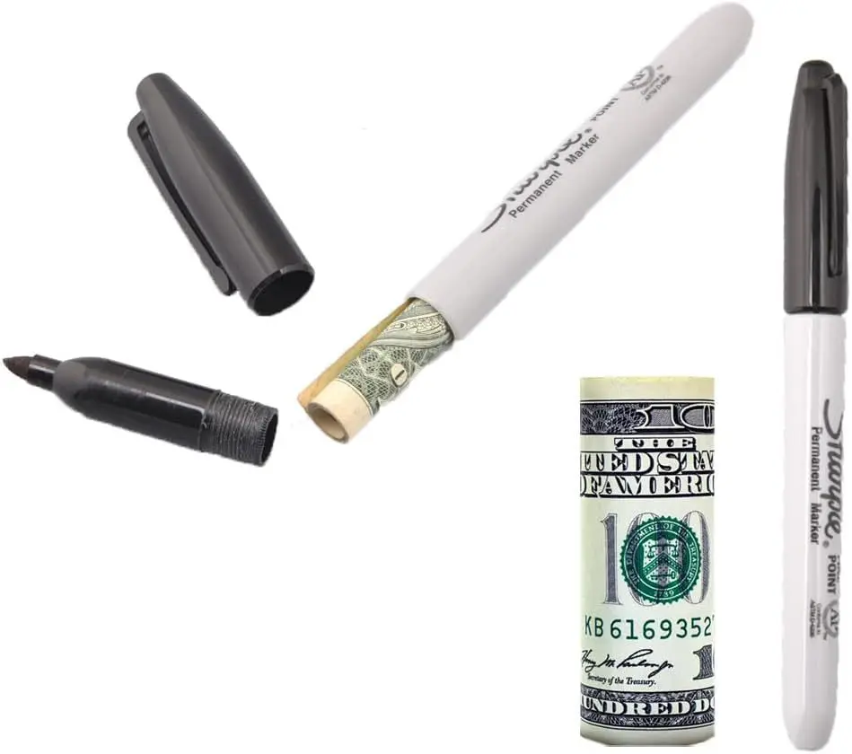 Concealed Portable Storage Device Fake Marker Car Medicine Box Money Storage Box Fake Pen Plastic