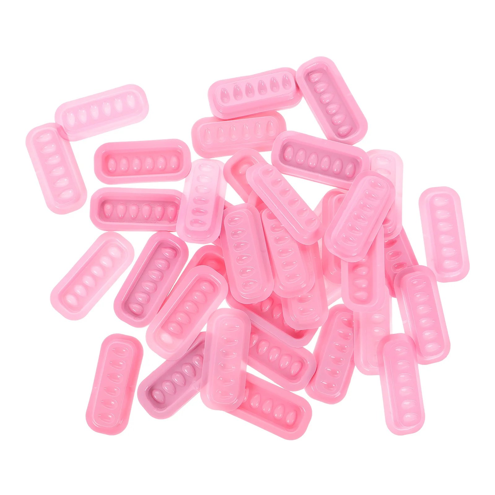 

100Pcs Lash Extension Tools Glue Cup for Eyelash Application Holder Plastic Lash Trays Makeup Artist Supplies False Eyelashes