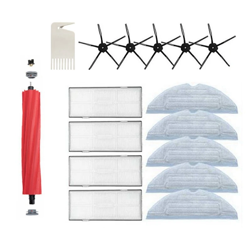 Cepillo principal para Xiaomi Roborock S7 T7S T7plus, cepillo lateral, filtro Hepa, almohadilla para mopa, piezas de repuesto, accesorios para aspiradora