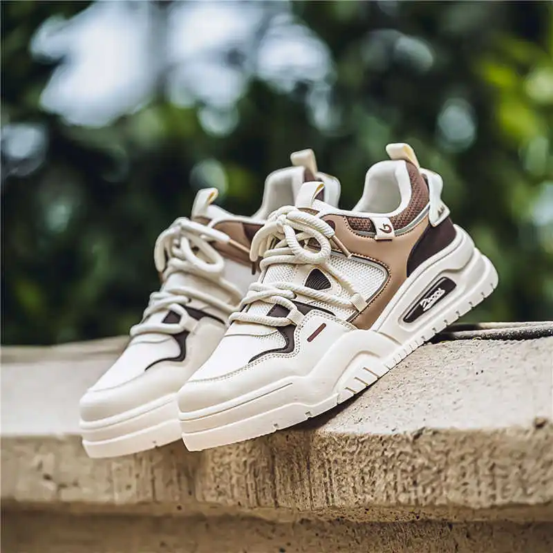 

Parkour Winter Shoes Men Size 48 Walking Fashionable Men's Footwear Gym Sneakers Sports Design Beskete Hand Made Resort Hit