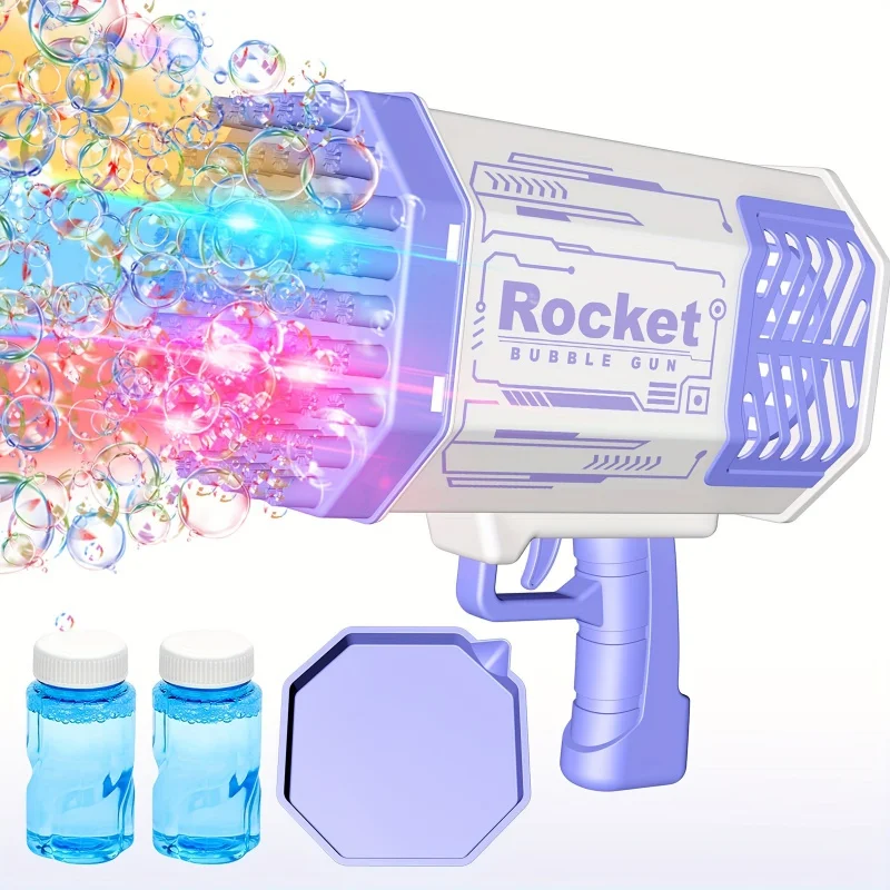 

69 Holes Bubble Maker With Bubble Solution For Adults