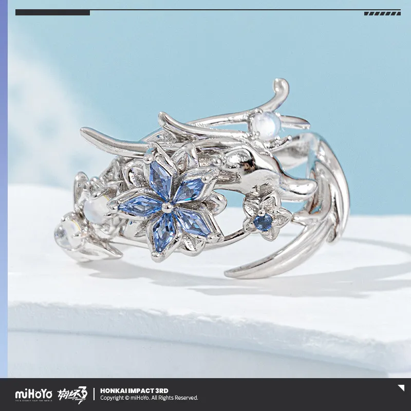 Honkai Impact 3 Seele Ring Herrscher of Rebirth Vow Ring Official Fashion Rings Cosplay Jewelry Gifts