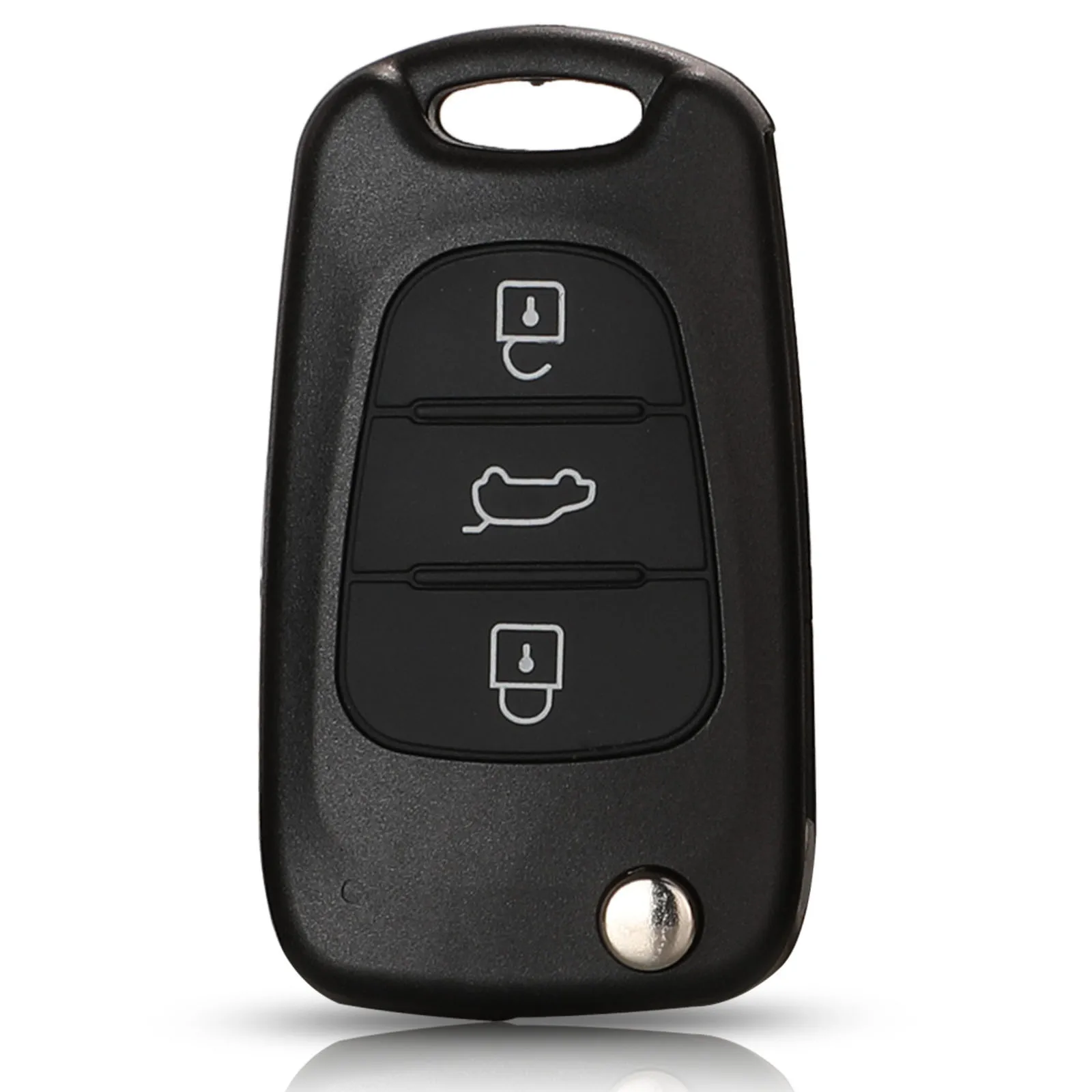 Jingyuqin 3 أزرار 433 ميجا هرتز ASK ID46/60 رقاقة أضعاف مفتاح السيارة عن بعد 2L600/2L650 K001/1K000 فوب التحكم لشركة هيونداي ix20 (2010-2015)