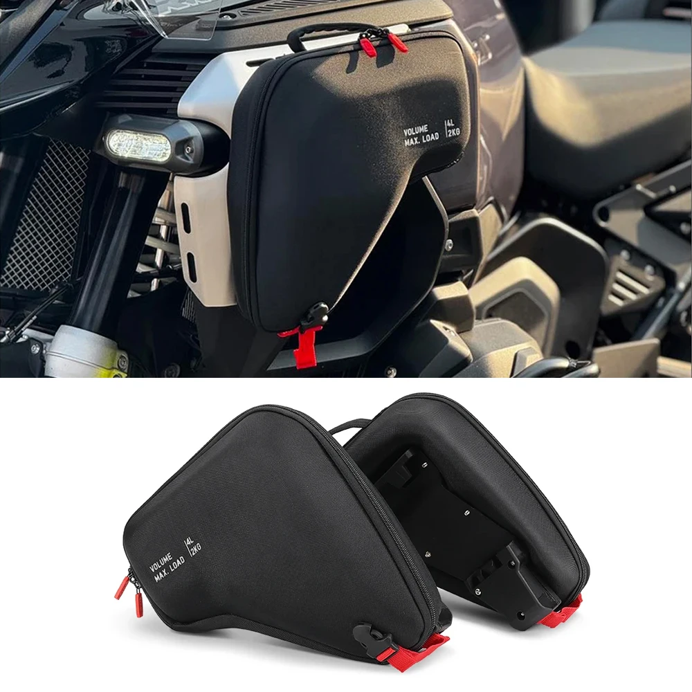 For BMW R 1300 GS ADV R1300GSA 2024 2025 Motorcycle Accessories Left Right Radiator Cowl Bags Waterproof Side Fairing Tool Bag