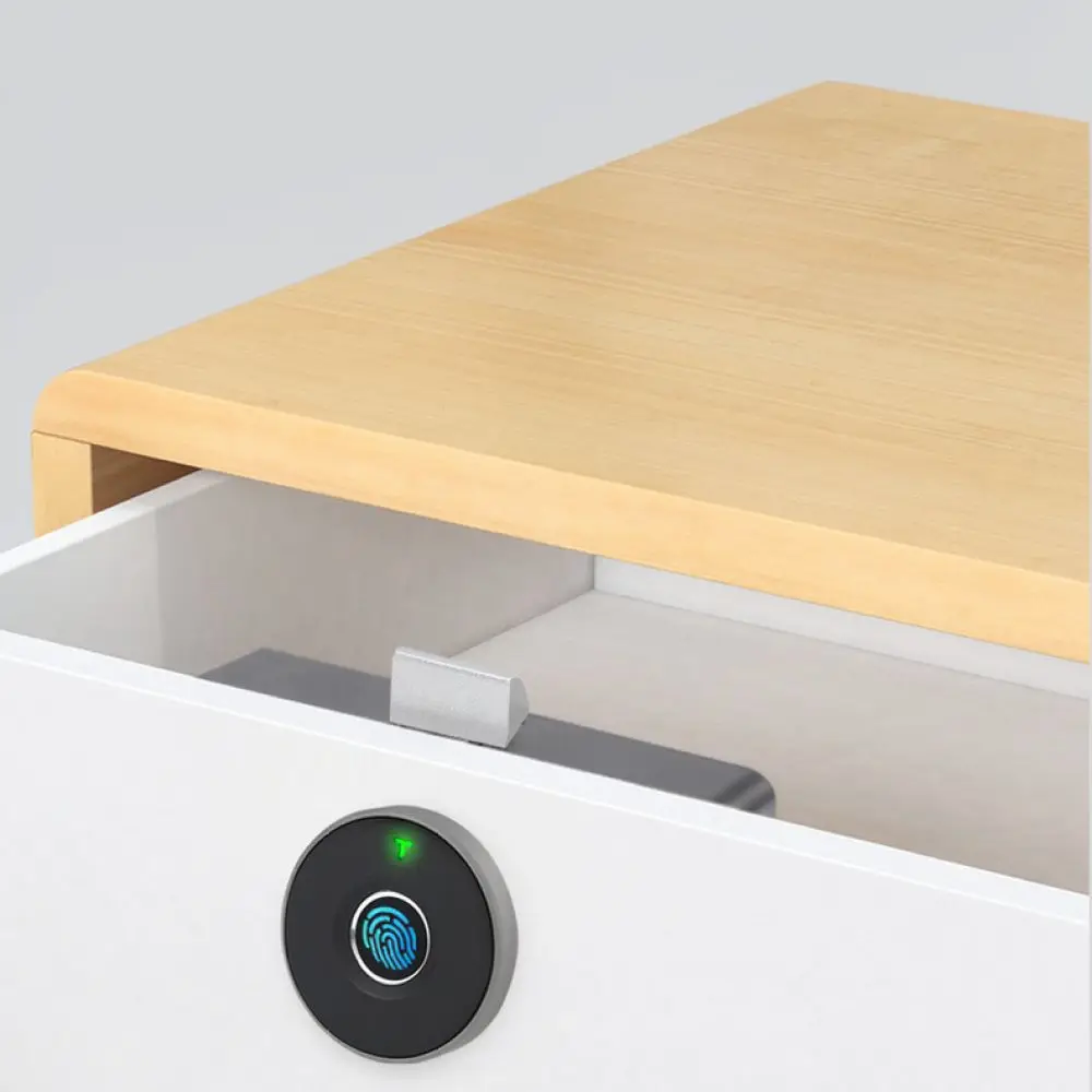 Electronic Smart Fingerprint Drawer Lock Embedded Cabinet Security Keyless Lock For Office File Furniture Storage