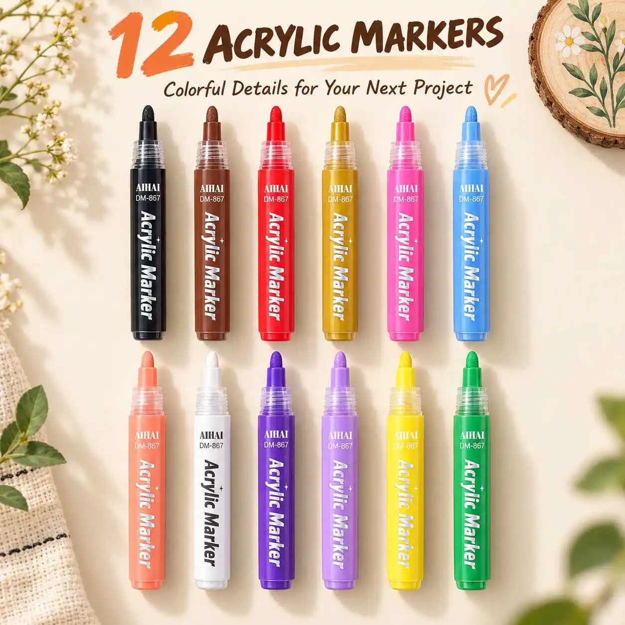 12-rotuladores-de-pintura-acrilica-12-colores-con-puntas-redondeadas-ideales-para-pintar-sobre-lienzo-piedra-madera-vidrio-y-ceramica