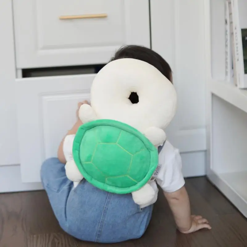 Instagram Children's Anti Drop Pillow Cartoon Little Bear Rabbit Head Protection Cushion for Infants and Toddlers