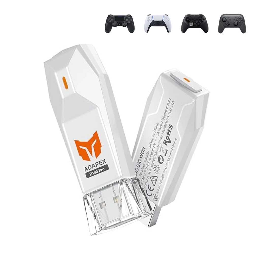 Wireless Adapter for Xbox One X|S Series X|S/Elite Series 2 Switch Controller