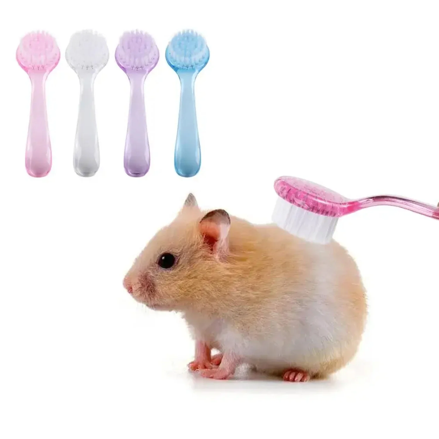 

Gentle and Soft Pet Grooming Brush - Essential Tool for Bonding with Small Pets - Perfect for Pampering Guinea Pigs, Hedgehogs,