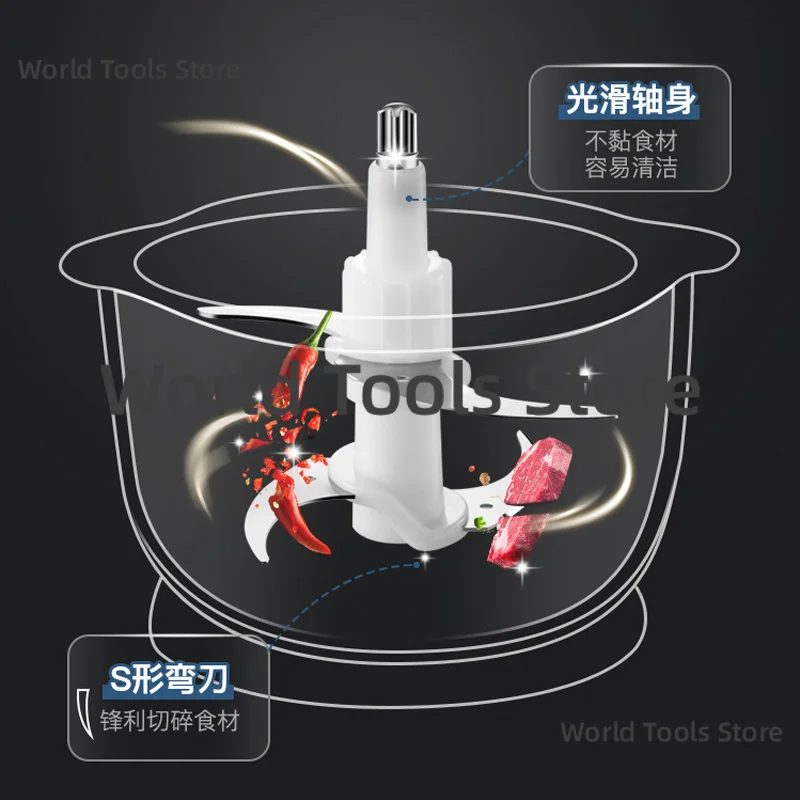 Universal Stainless Steel Blade Holder &Replacement Blades Durable Kitchen Parts For Food Processor And Meat Grinder Maintenance