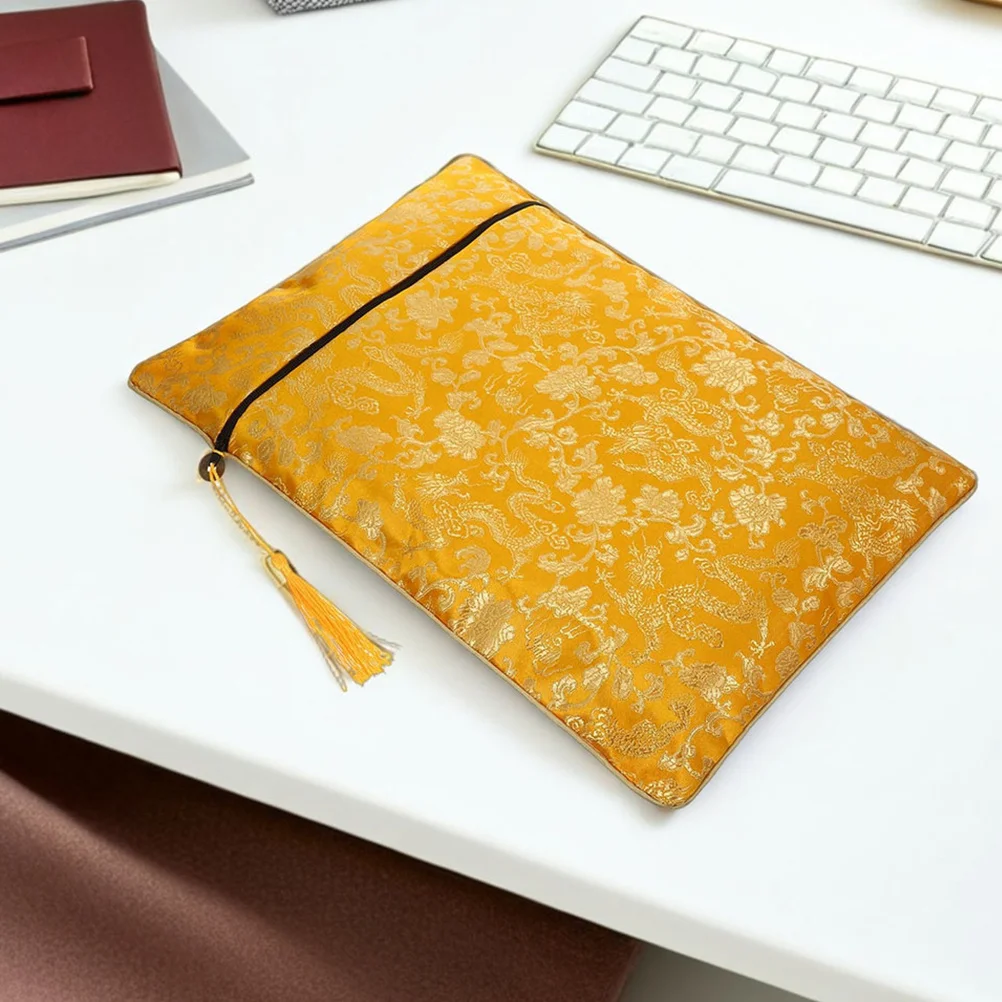 2Pcs Bible Book Covers Zipper Pouch Travel Organizer Case Protective Storage Bag Art Pencil Case