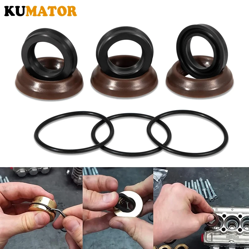 

KUMATOR AR 1857 Water Seal Repair Packing Kit 18mm for Pressure Washer Pump, Replacement Seal Packing Kit