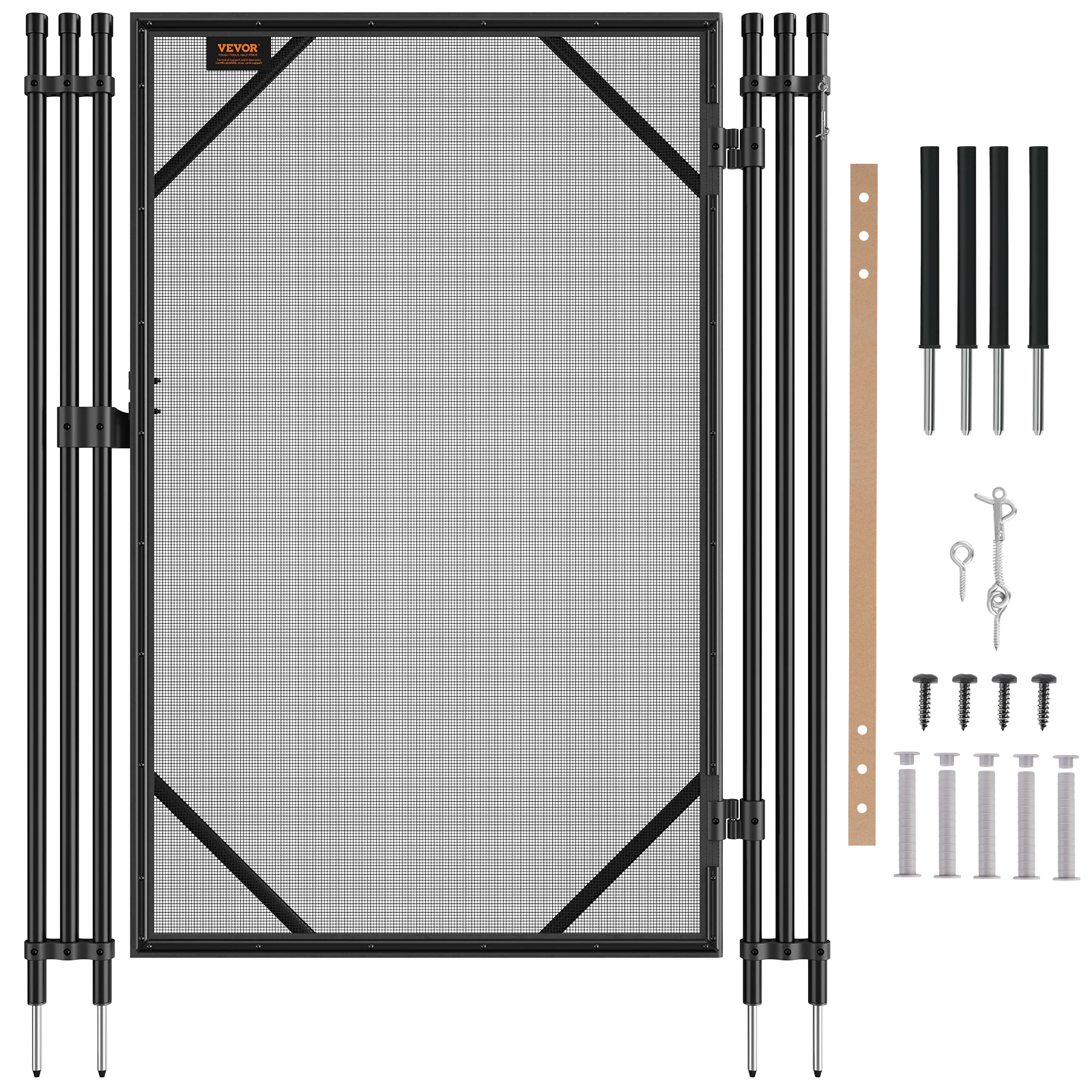 VEVOR Pool Fence Gate Easy DIY Installation Pool Gate Pool Fence Gate Kit with Stainless Steel Latch Pet Security Pool Fencing