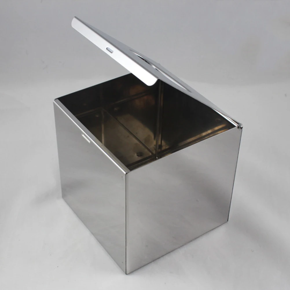 

1pc Tissue Box Organizer Roller Paper Bathroom Paper Box Organizer Extractive Holder Home Bathroom Kitchen Stainless Steel