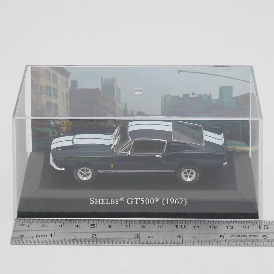 

Diecast Ixo 1:43 Scale Shelby GT500 1967 Mustang Shelby Alloy Car Model Collectible Toy Gift Souvenir Display Ornament