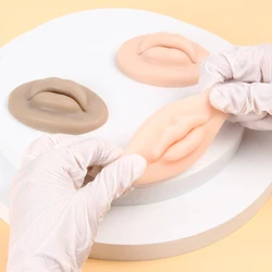Tattoo Practice Skin 5D Lip Practice Silicone Skin Microblading Supplies For Permanent Makeup Lip Blush Training