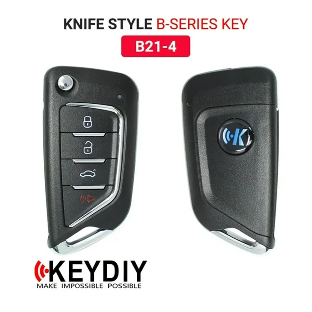 5pcs KEYDIY KD B Series B21-3 B21-4 Universal Remote Key B21 Multi-functional Car Remote Key for KD900+ URG200 Mini Programmer