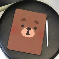 Ipad Mini Tablet Case for IPad Air 4 10.9 2020 Air 5 Pro 11 2nd 3rd 4th 9.7 5th 6th Gen Ipad 9 Generation Case Brown Bear Head