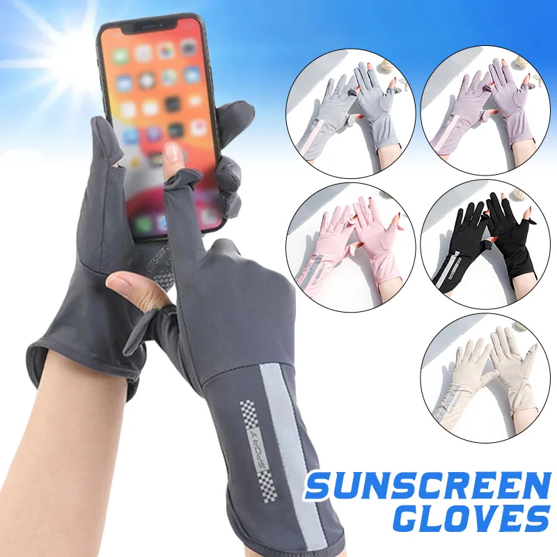 

Women Uv Sun Protection Gloves Full Finger Touchscreen Non Slip Gloves Breathable Summer Outdoor Gloves for Women