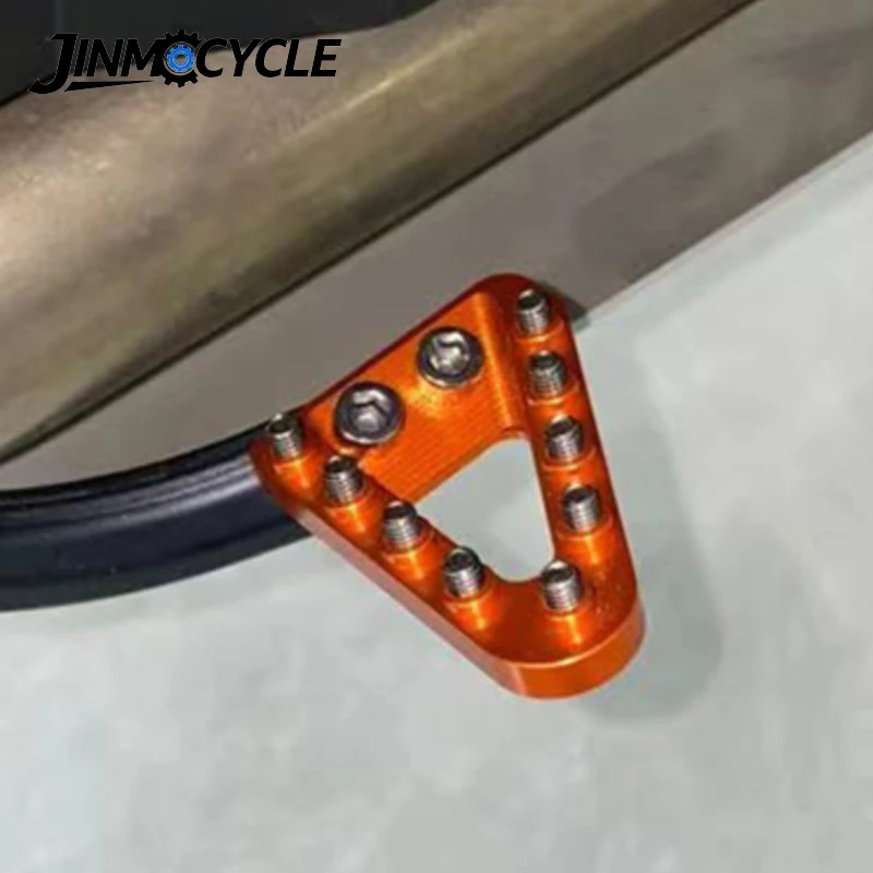 

For 125 150 250 300 350 450 500 530 EXC XC XCW EXCF Husqvarna TC TE FE Motorcycle Rear Brake Pedal Step Plate Tip 2008- 2016