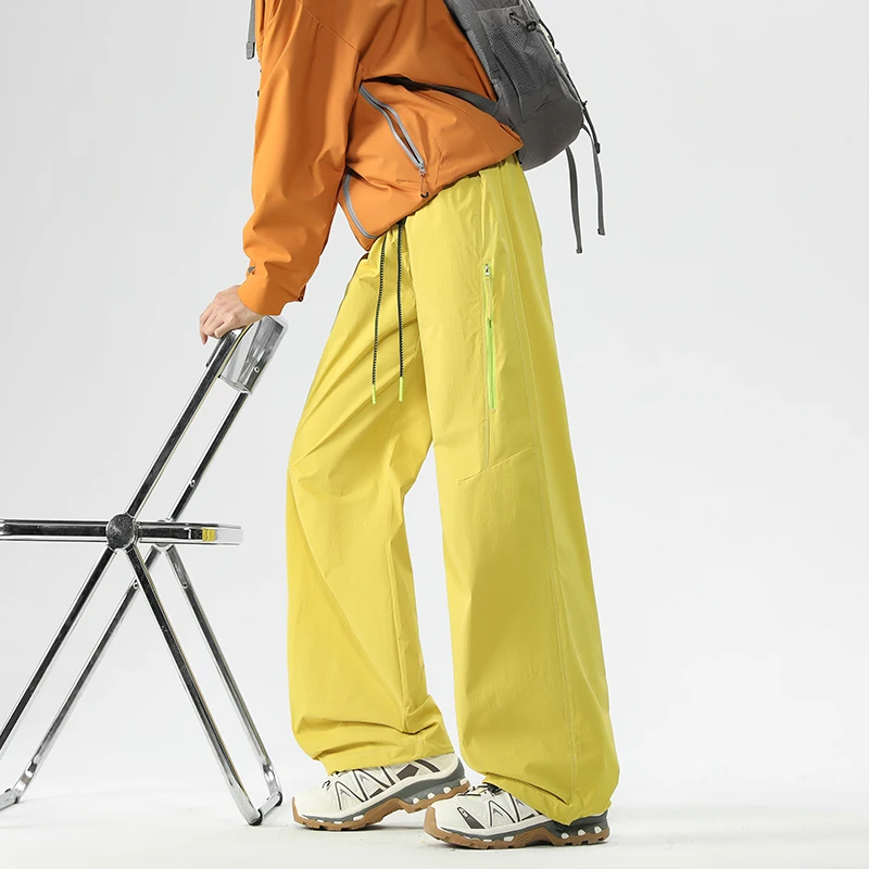 

Мужские брюки в американском ретро-стиле, свободного кроя, с множеством карманов, для работы и активного отдыха, всесезонные, в стиле парашютиста