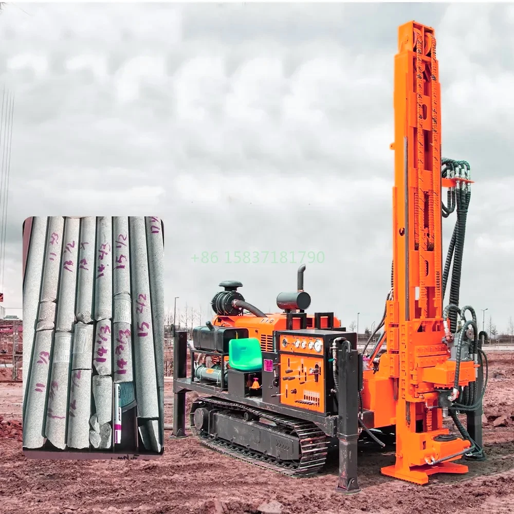 

Hydraulic Core Drilling Rig Machine Geotechnical Sampling Core Water Well Drill Rig Mining Drilling Rig for Mountain Exploration