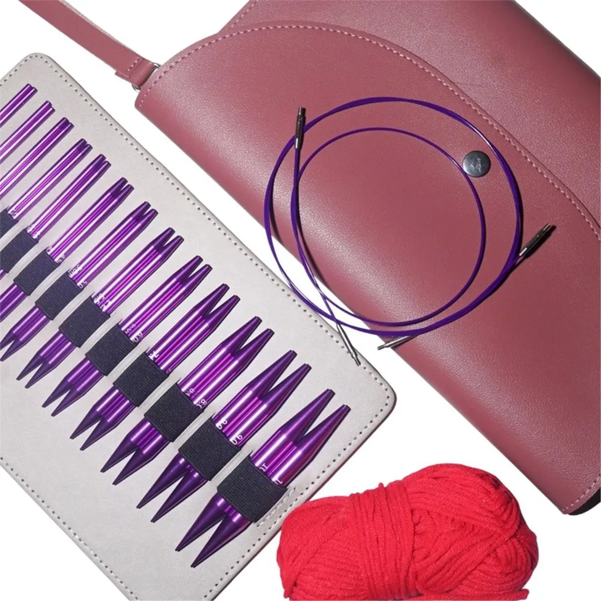 update. Interchangeable Knitting Needles Set- for Beginners & Advanced Knit Sweater Sock, Blanket