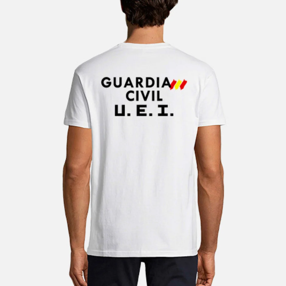 

Españoles Guardia Civil UEI Men T-Shirt Short Sleeve Casual 100% Cotton O-Neck Summer Shirt