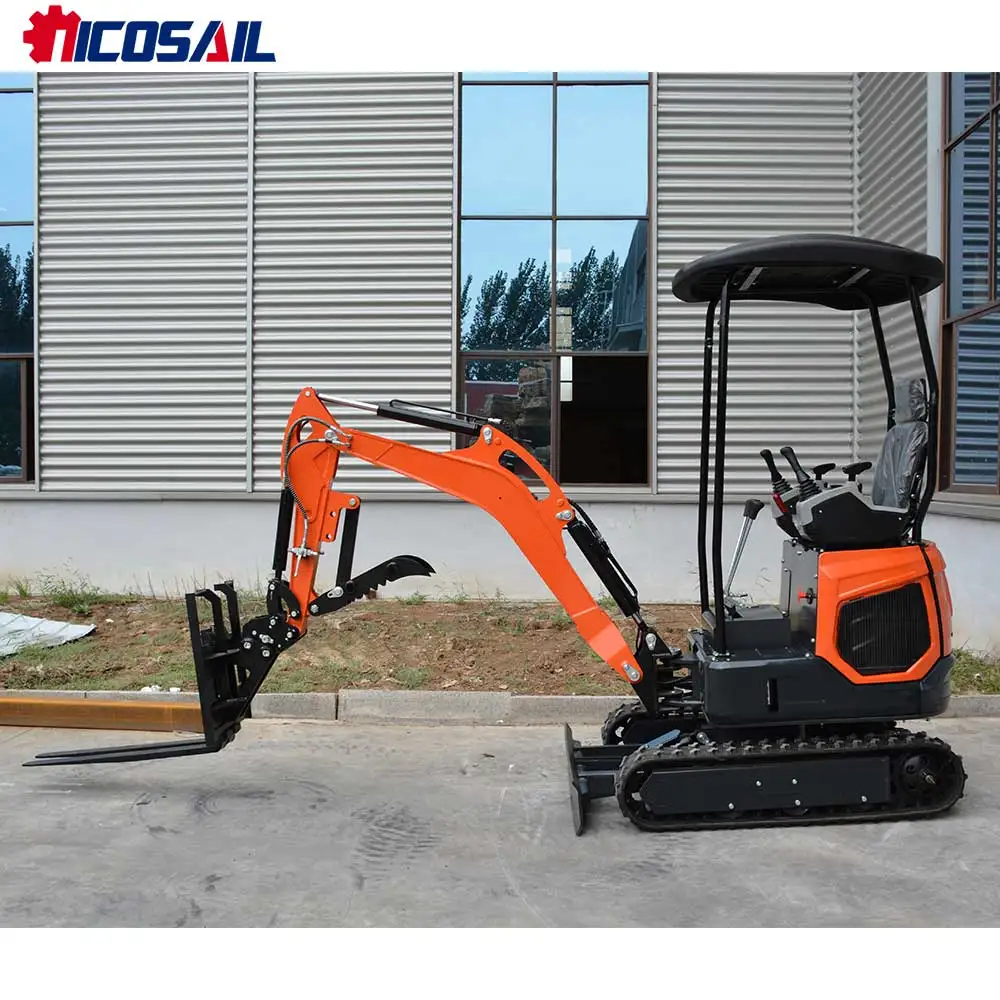 高品質ミニクローラー掘削機 - 農場、果樹園、小規模建設プロジェクト向けにEPAおよびEUR5認証済み