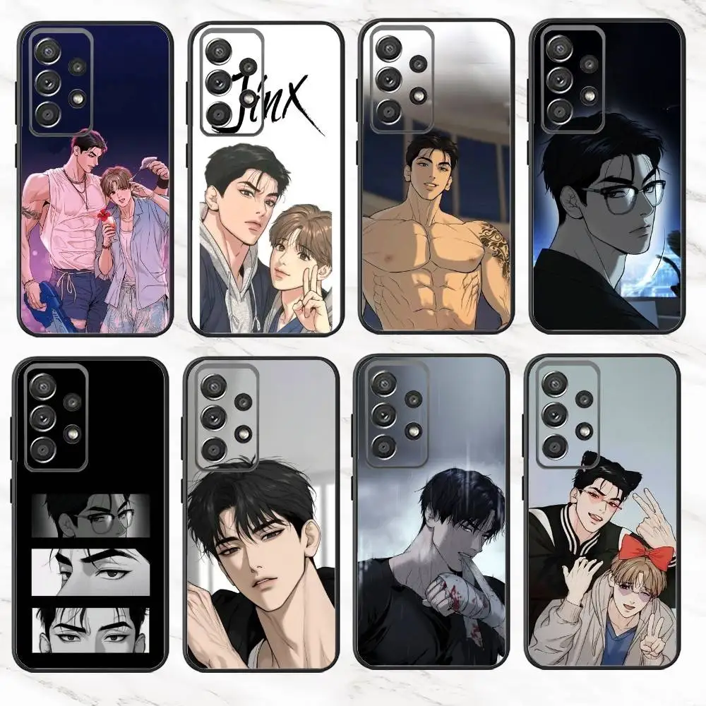 

J-Joo J-Jaekyung Phone Case For Samsung S25,S24,S21,S22,S23,S30,Ultra,S20,Plus,Fe,Note,10,9,5G Black Cover