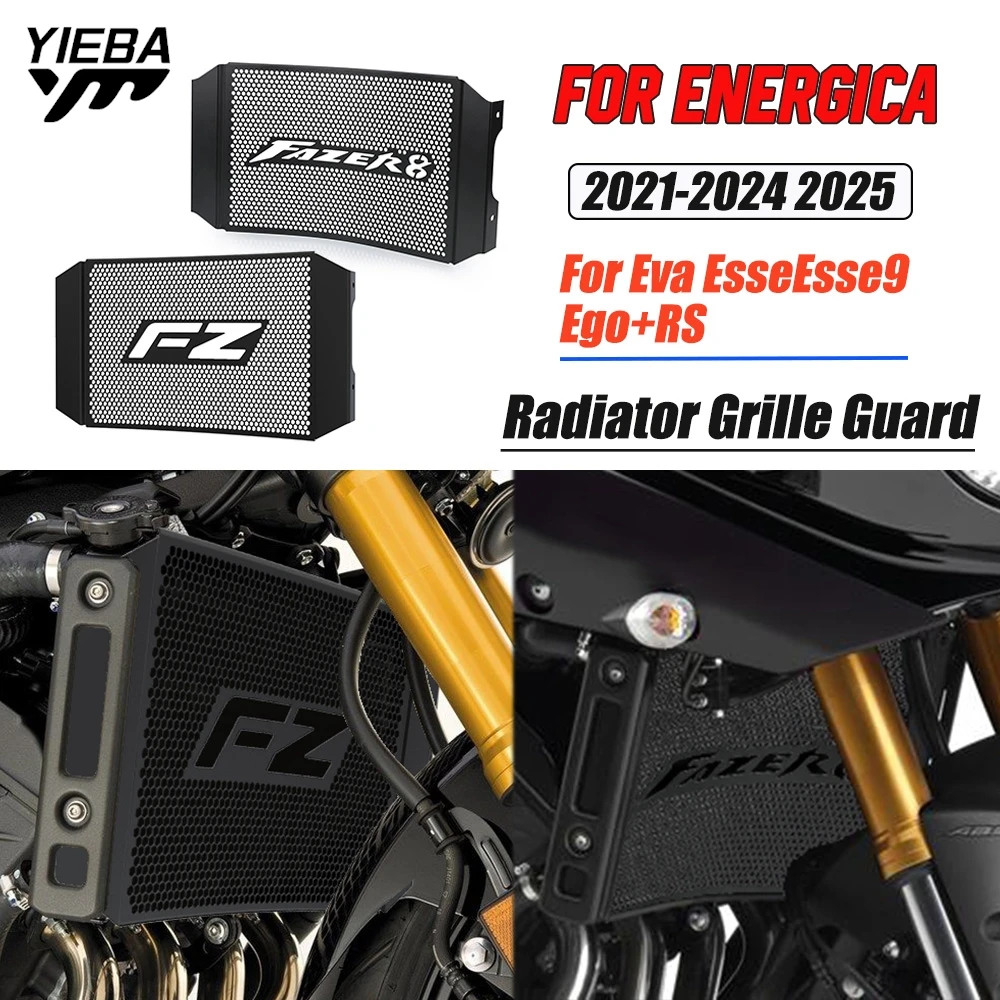 

Motocycle Radiator Grille Cover Water Tank Guard Protection FOR Energica Eva EsseEsse9 Ego+RS 2021 - 2023 2024 2025 Esse Esse 9