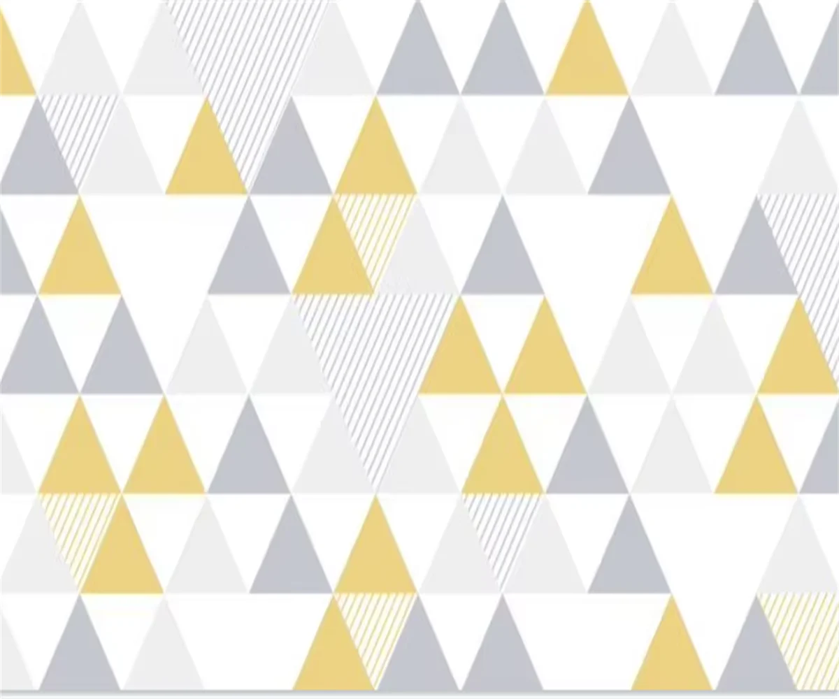 

Настенная роспись нестандартного размера, домашний декор, геометрическая роспись, треугольники за обоями, фоновая стена, детская комната, 3d обои