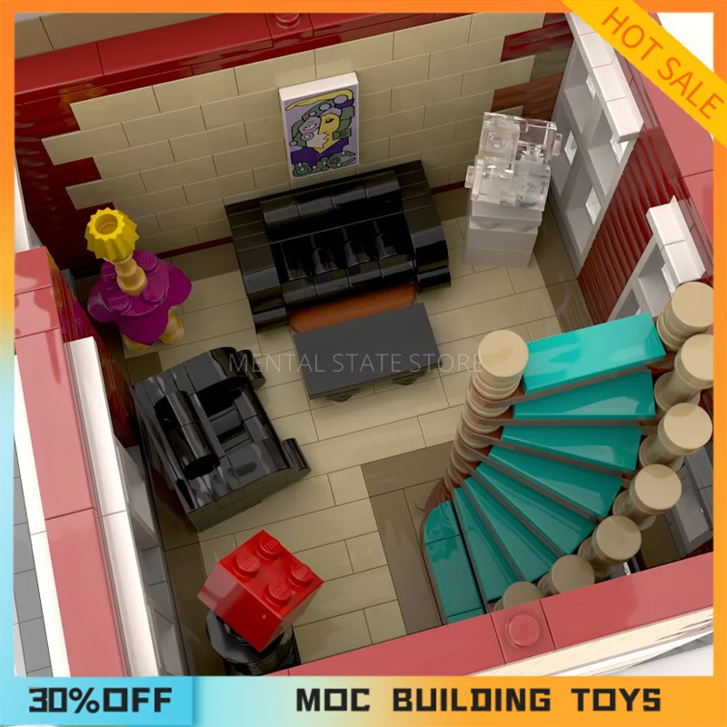 3889PCS Customized MOC Modular Street of Bricago Building Blocks Technology Bricks Creative Assembly Education Toy Holiday Gifts