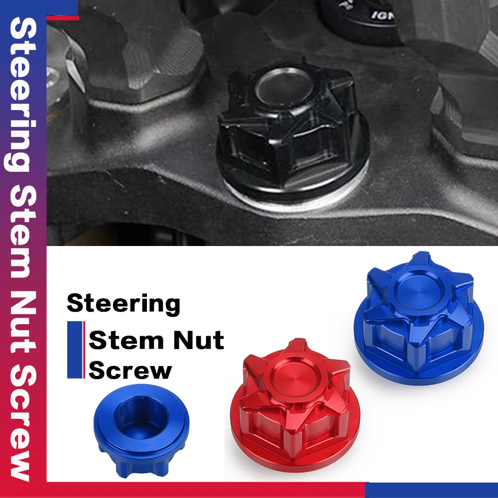 

Motorcycle Steering Stem Nut Screw Caps For YAMAHA Tenere 700 Rally Edition 2020 2021 2022 2023 TENERE 700 WOLD RAID 2022-2023