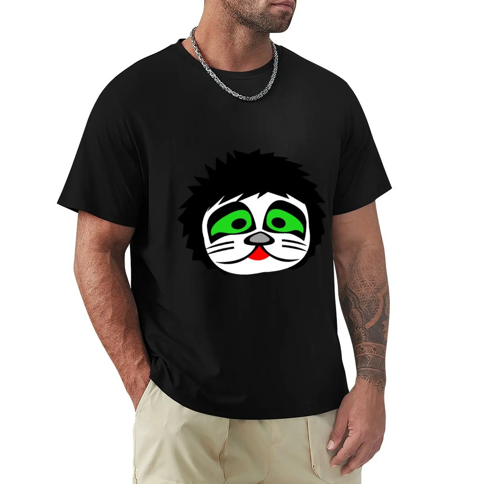 

KISS - Catman Chibi T-Shirt basketball graphic tees graphic tee shirt vintage t shirts Short sleeve tee men