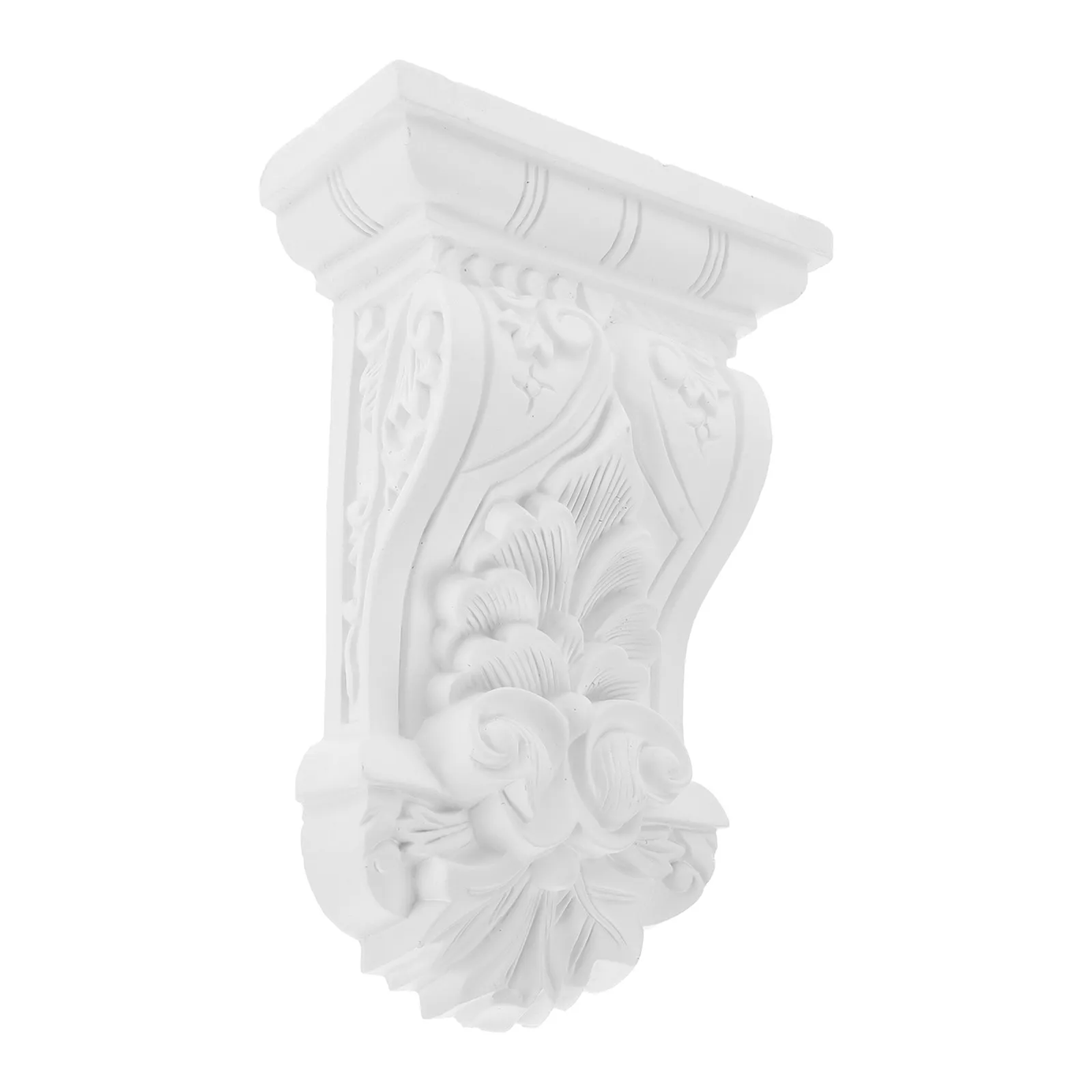 

Decorative Corbels for Home Use Handcarved European Style PU Bracket Ideal Corner Ceiling Garden Decor Roman Inspired Finishing