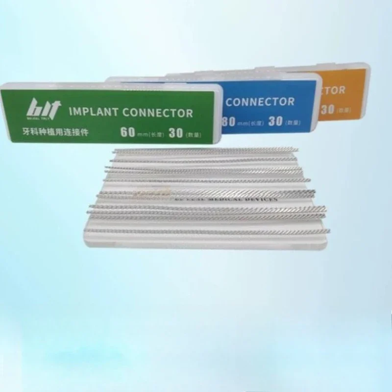 30Pcs/Box Dental Implant Connector Stainless Wire for Overdenture MU Impant Wire can be Welded or Bonded MU Strengthener