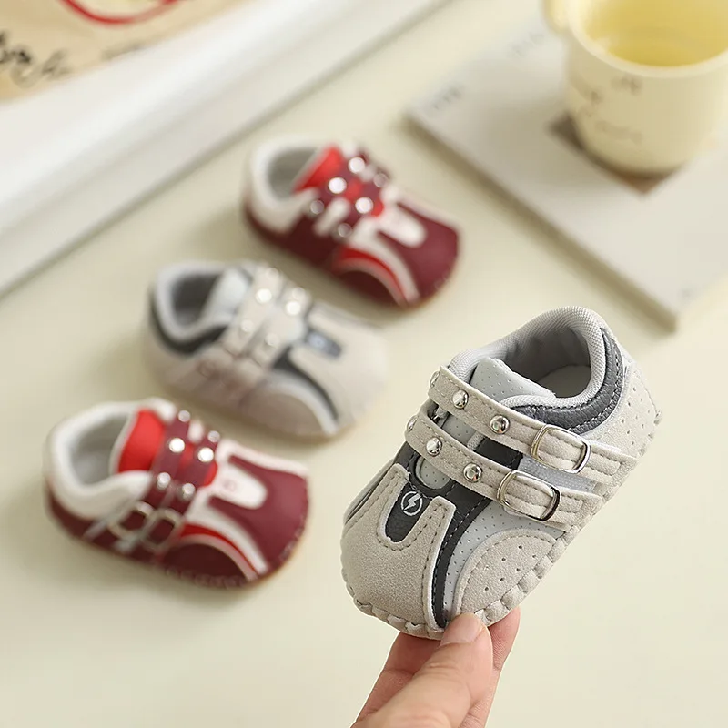Bebe 2026 Autumn New Baby First Walkers Retro Versatile Kids Casual Shoes Lightwe Comfort Girls' Flat Shoes Tudo Para Bebês