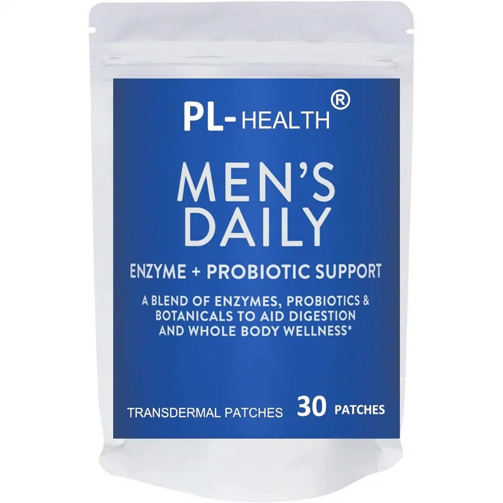 

Mens Daily Digestive Health Transdermal Patches Support Male Indigestion Relief, Supports Gut Health