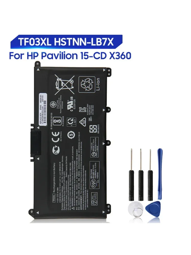 Oryginalna bateria zamienna do HP Pavilion X360 14-seria CD HSTNN-LB7J HSTNN-LB7X Q188 Q190 TF03XL oryginalna bateria 3630mAh — zdjęcie produktu 7